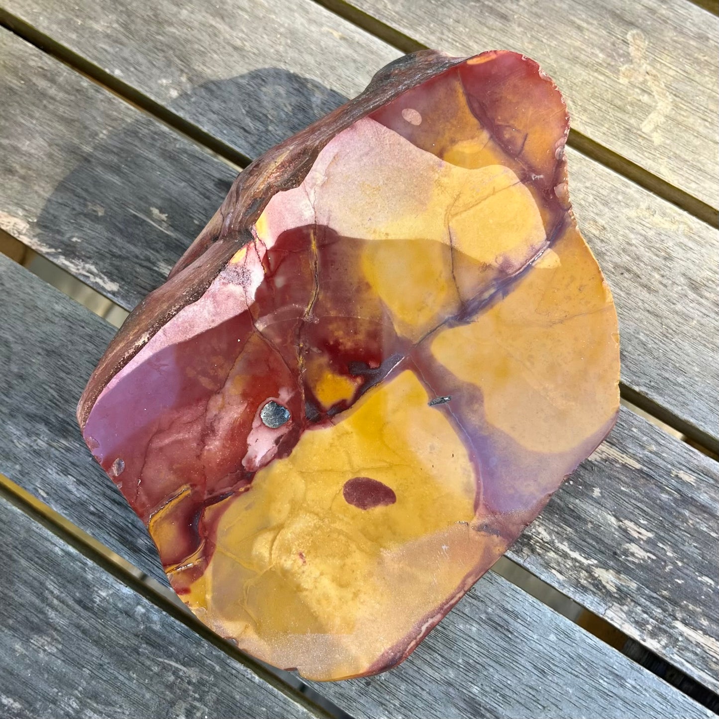 Mookaite Large Slab Crystal - Inner Strengh, Motivation