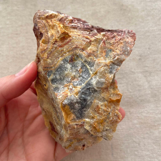 Crazy Lace Agate Raw Crystal - Medium