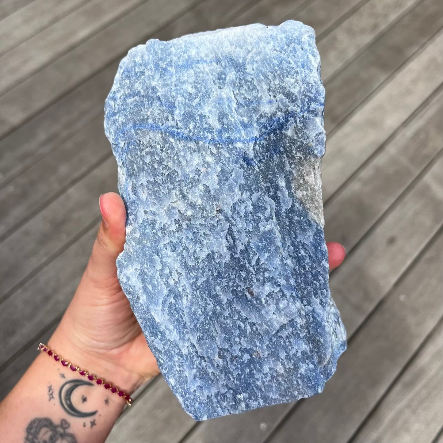 Sodalite XL Raw Crystal - Insight, Calm, Grounding