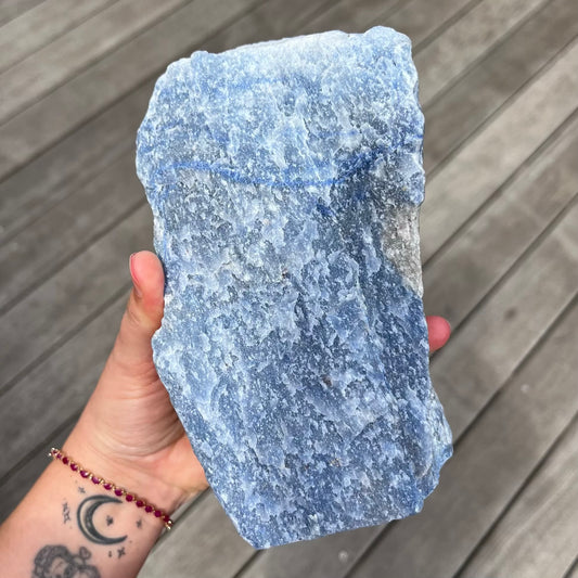 Sodalite XL Raw Crystal - Insight, Calm, Grounding