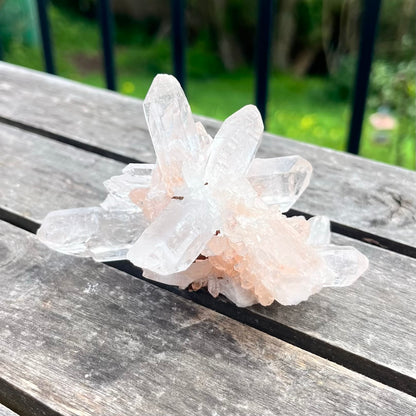 Clear Quartz Medium Cluster Crystal - Wisdom, Intention
