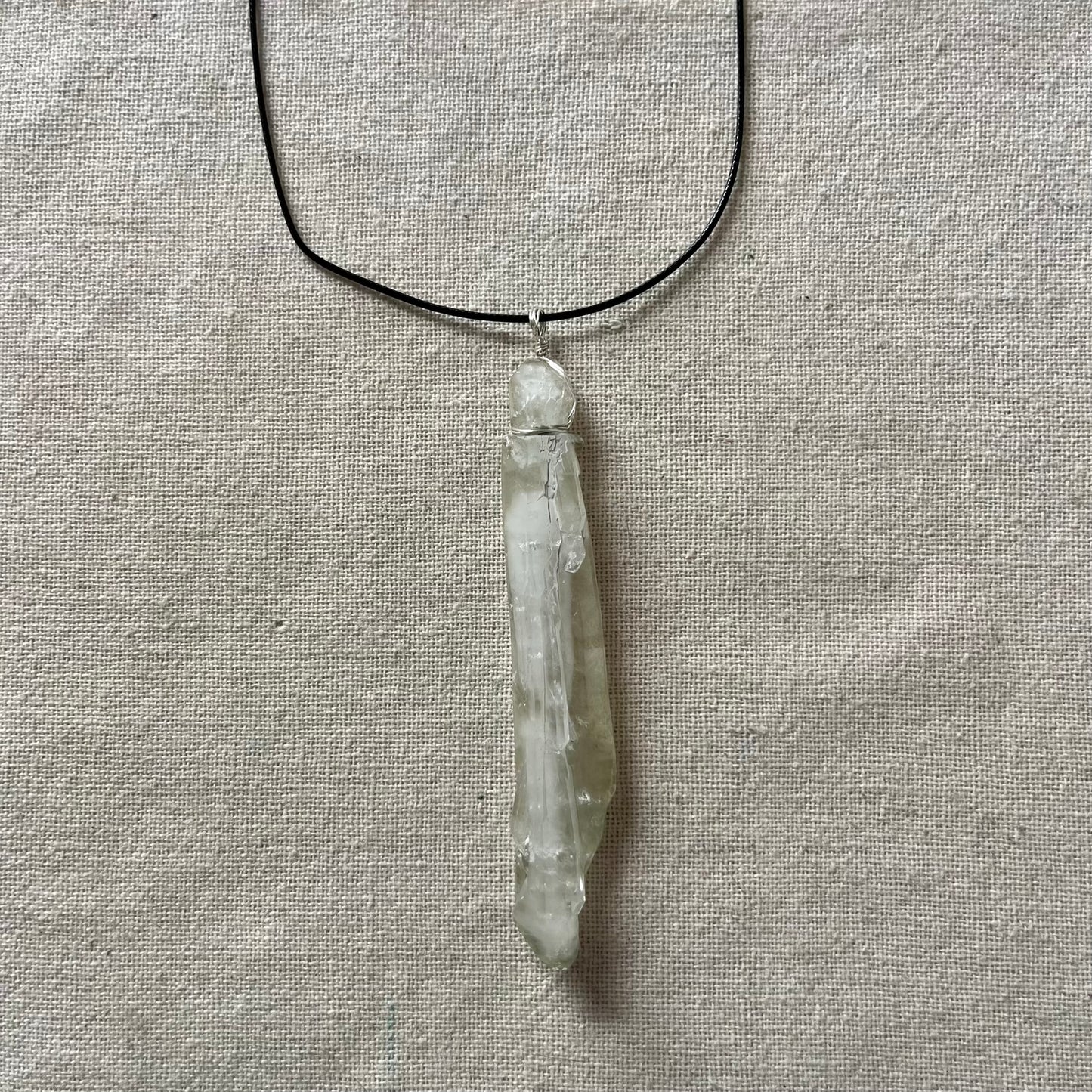 Faden Quartz Pendant XL - ONE OF A KIND