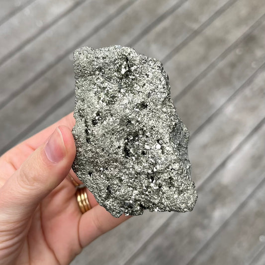 Pyrite Medium Raw Crystal - High Vibe, Protection, Spiritual Connection