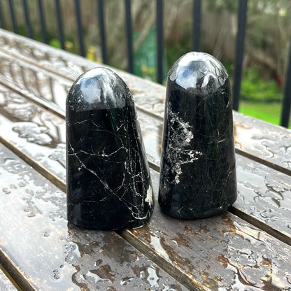 Black Tourmaline Freeform Crystal - Protection
