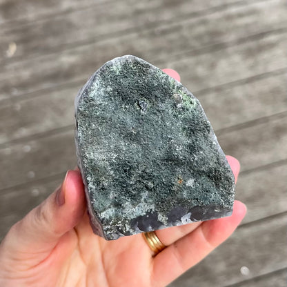 Amethyst Medium Base-Cut Crystal -  Calm, Protection & Balance