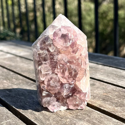 Amethyst Medium Cluster Point Crystal - Peace, Intuition, Protection