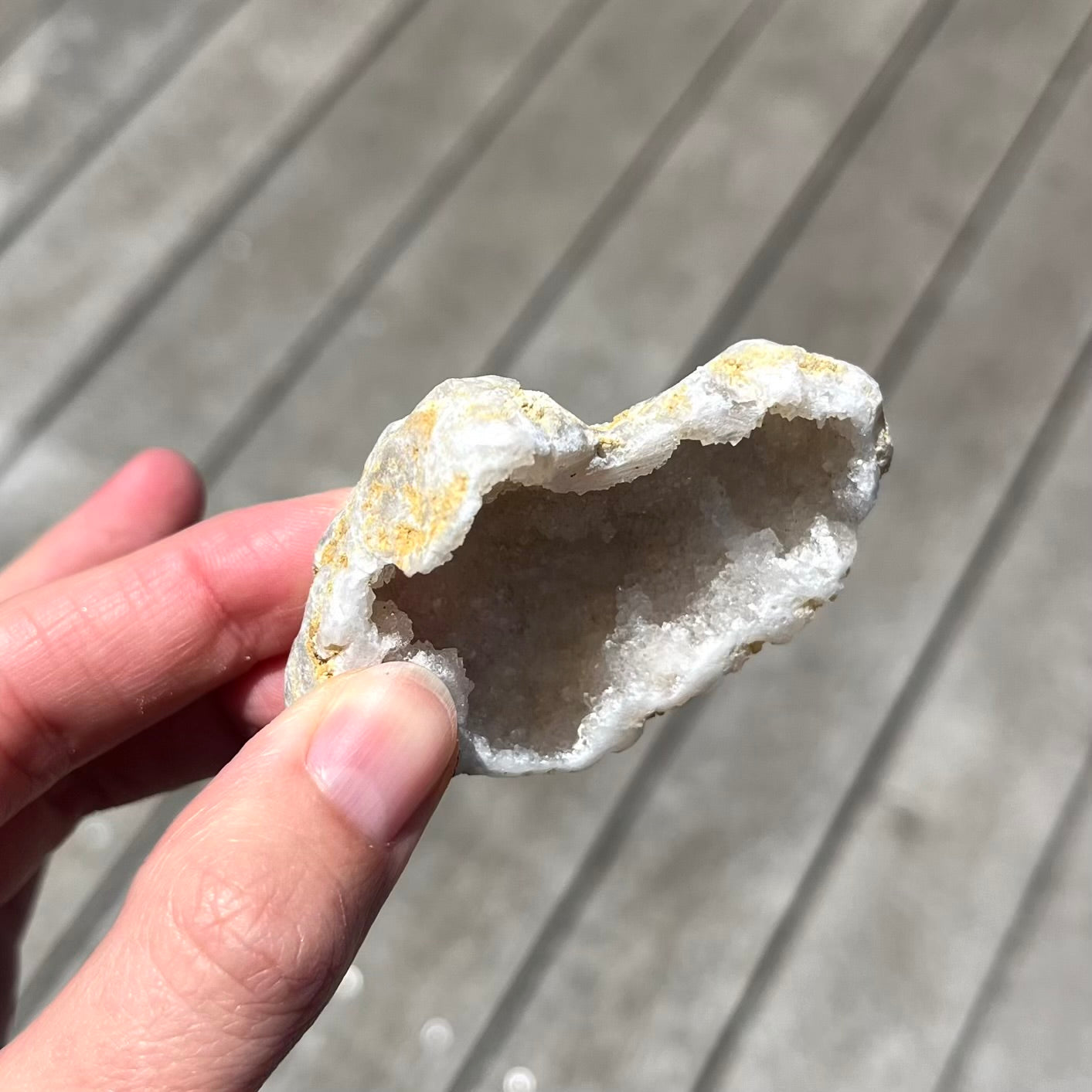 Quartz Geode Small Crystal - Clarity, Amplification, Light