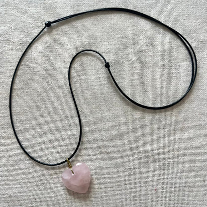 Self Love Pendant - Rose Quartz