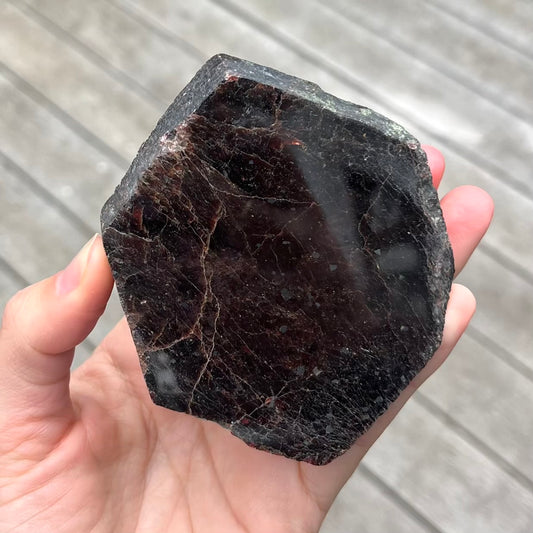 Garnet Base Cut Crystal - Energising, Protective, Passionate