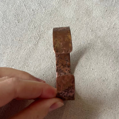 Copper Cuff Wide Bracelet - Energy, Vitality, Balance