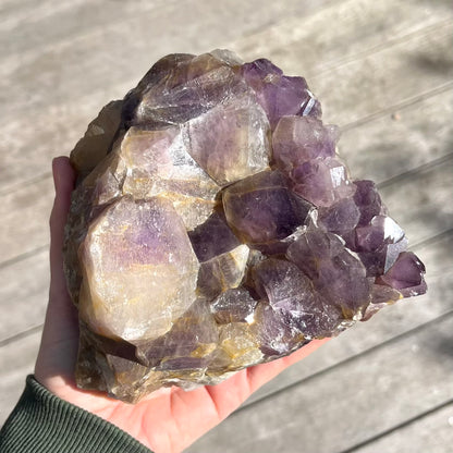 Amethyst XXL Cluster Crystal - Calming, Protective, Balancing