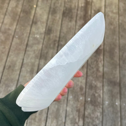 Selenite XL Cleansing Bowl - High Vibe, Protection, Spiritual Connection