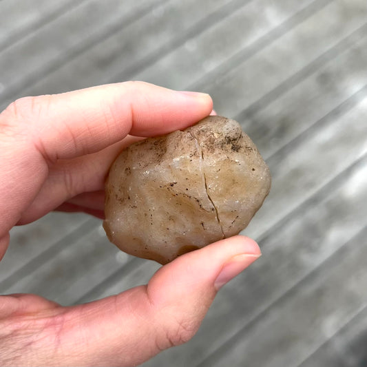 SURPRISE Quartz Geode Medium Crystal - Clarity, Amplification, Light