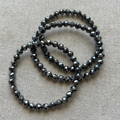 Terahertz 6mm Faceted Bracelet - Energizing