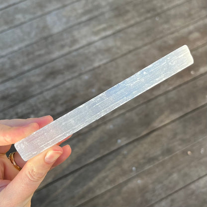 Selenite Large Rod Crystal - High Vibe, Protection, Spiritual Connection