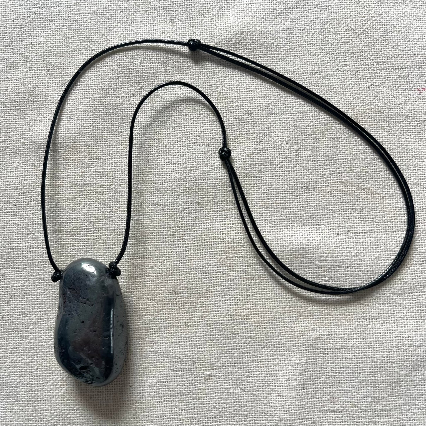 Grounding Pendant - Black Hematite