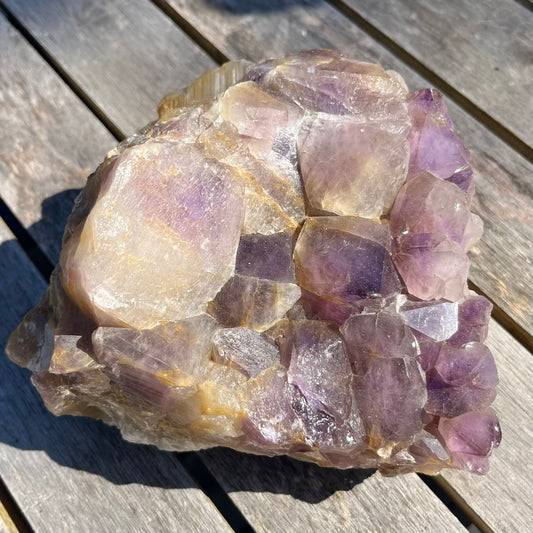 Amethyst XXL Cluster Crystal - Calming, Protective, Balancing