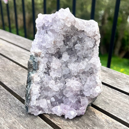 Amethyst XL Base-Cut Crystal – Calm, Protection & Balance
