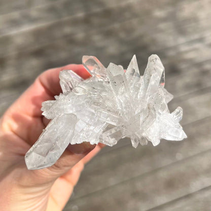 Clear Quartz Small Cluster Crystal - Wisdom, Intention
