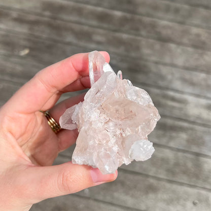 Clear Quartz Medium Cluster Crystal - Wisdom, Intention