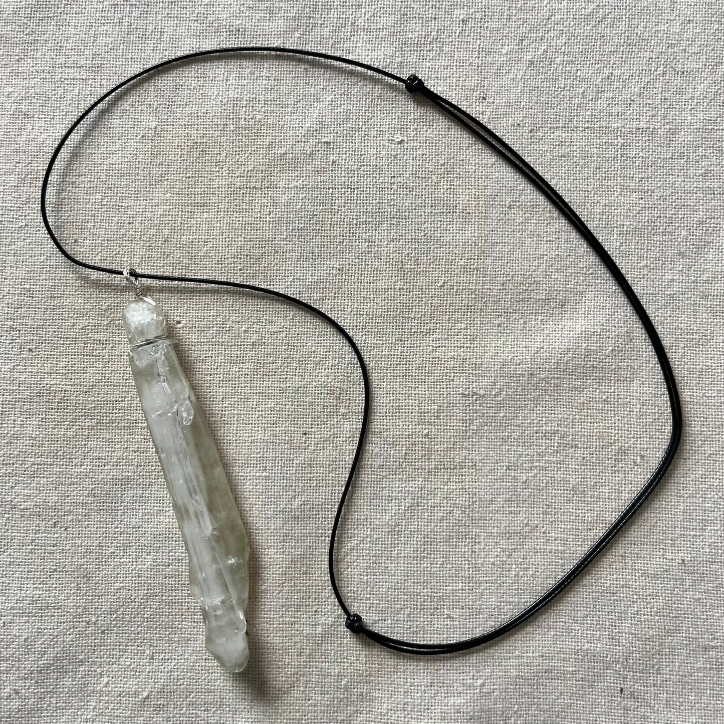 Faden Quartz Pendant XL - ONE OF A KIND