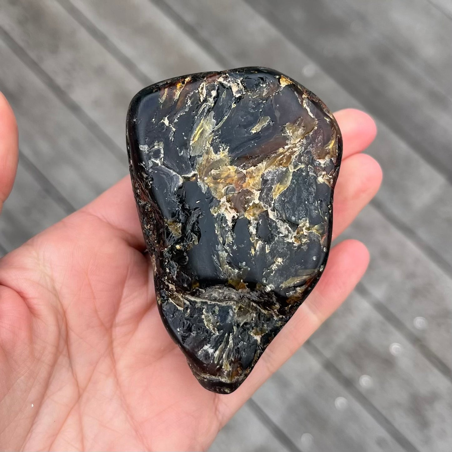 Amber Large Crystal - Cleansing, Protection, Vitality