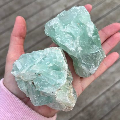 Green Fluorite Medium Crystal - Calm, Cleansing, Harmony