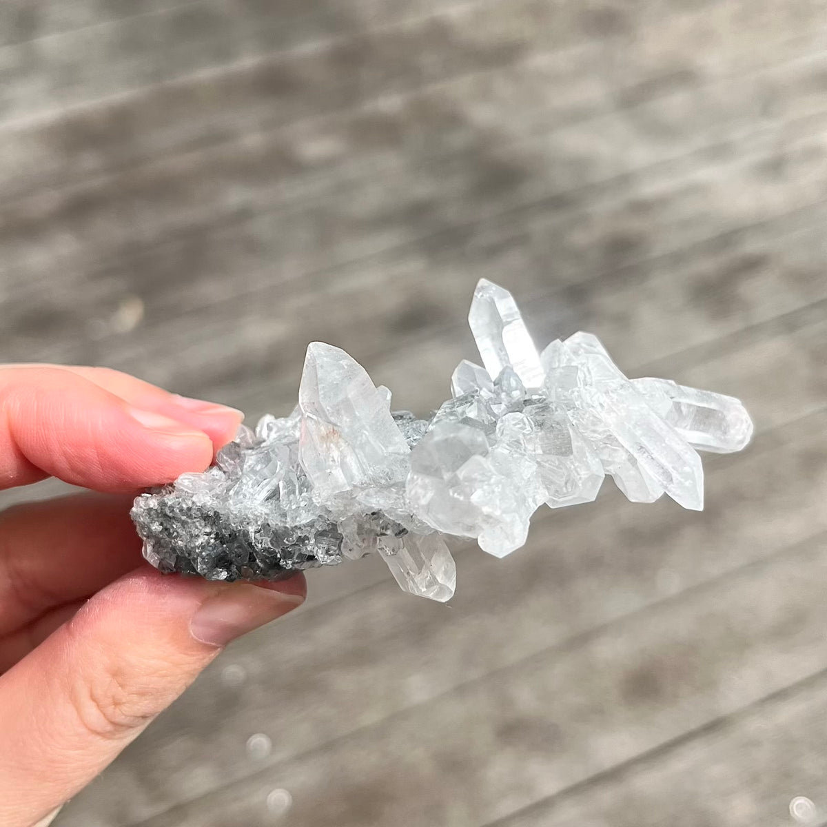Clear Quartz Small Cluster Crystal - Wisdom, Intention