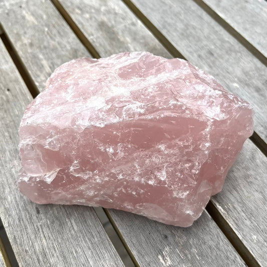 Rose Quartz XL Raw Crystal - Unconditional Love, Emotional Healing