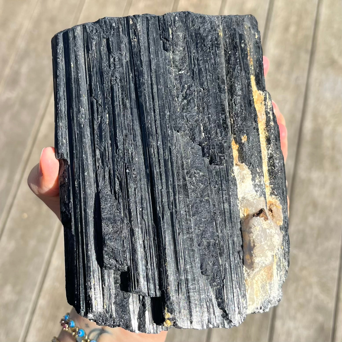 Black Tourmaline XXL Raw Crystal - Protection