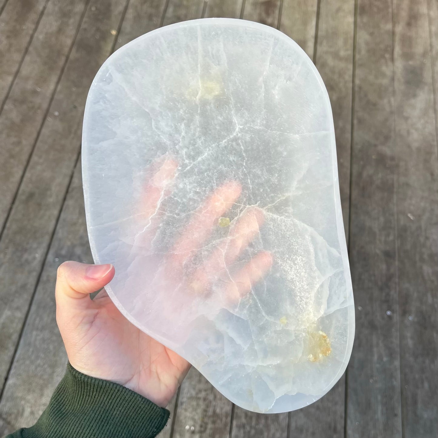 Selenite XL Cleansing Bowl - High Vibe, Protection, Spiritual Connection