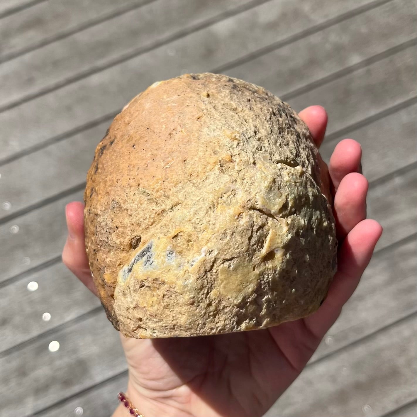 Agate Large Geode Crystal - Grounding, Ancient, Connection