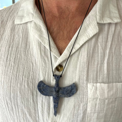 Goddess Isis Pendant - Sodalite