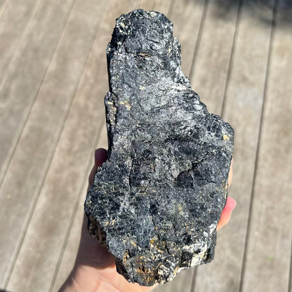 Black Tourmaline XL Raw Crystal - Protection