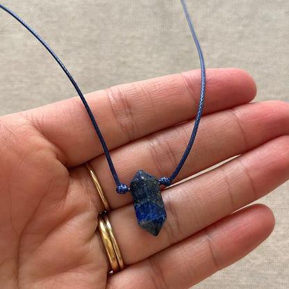 Power Point Pendant - Lapis Lazuli