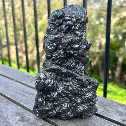 Hematite Large Base-Cut Crystal – Grounding, Protection