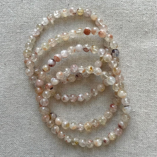 Citrine 6mm Beaded Bracelet - Abundance