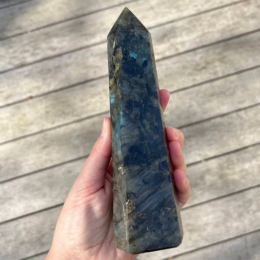 Labradorite Point Crystal - Large