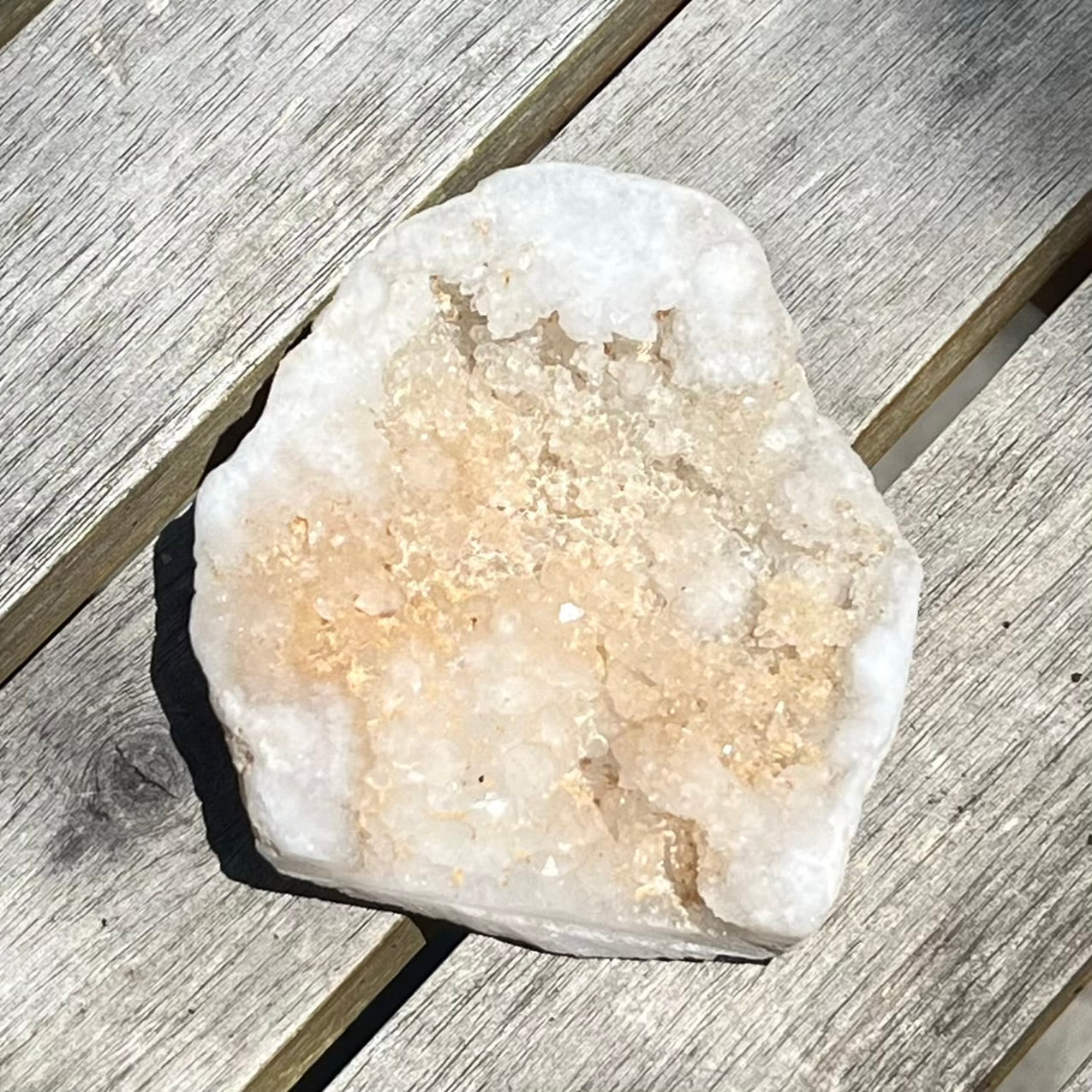 Quartz Geode Large Crystal - Clarity, Amplification, Light