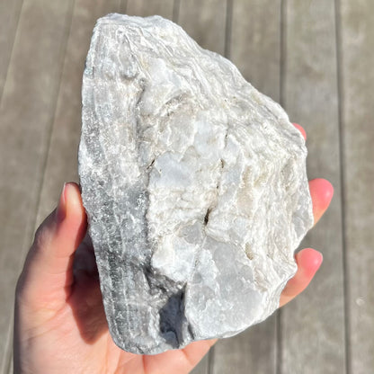 Zebra Calcite Large Raw Crystal – Motivation, Harmony