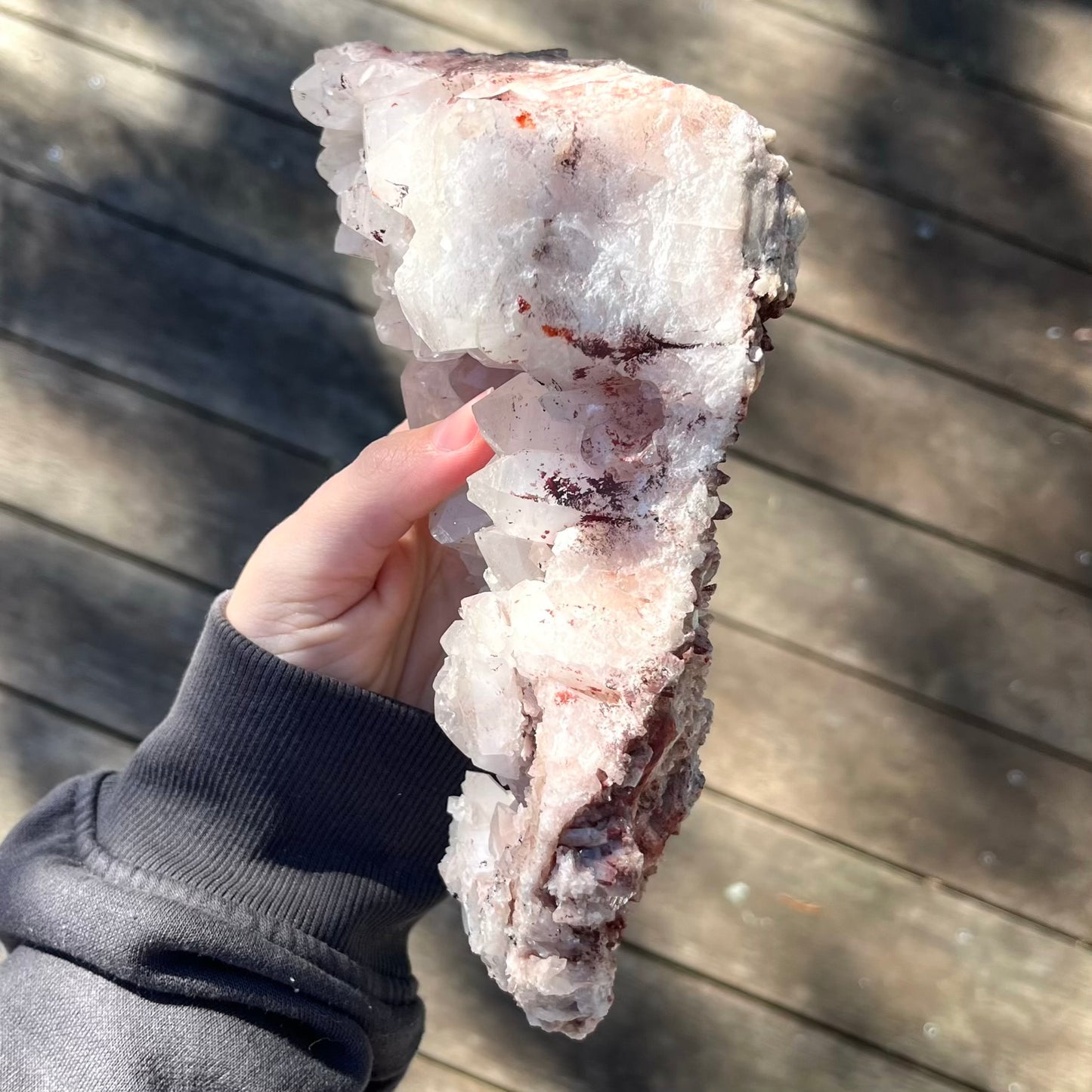 Apophyllite XL Cluster Crystal - Calming, Intuition, Clarity, Spiritual Connection