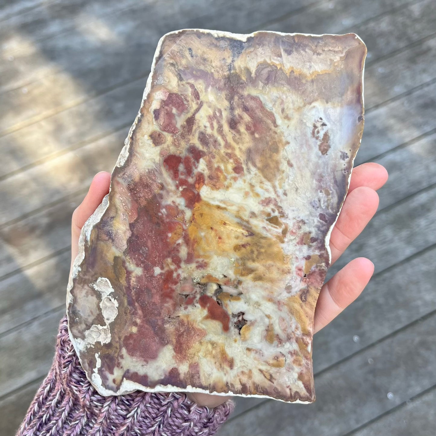 Mookaite Large Slab Crystal - Inner Strengh, Motivation