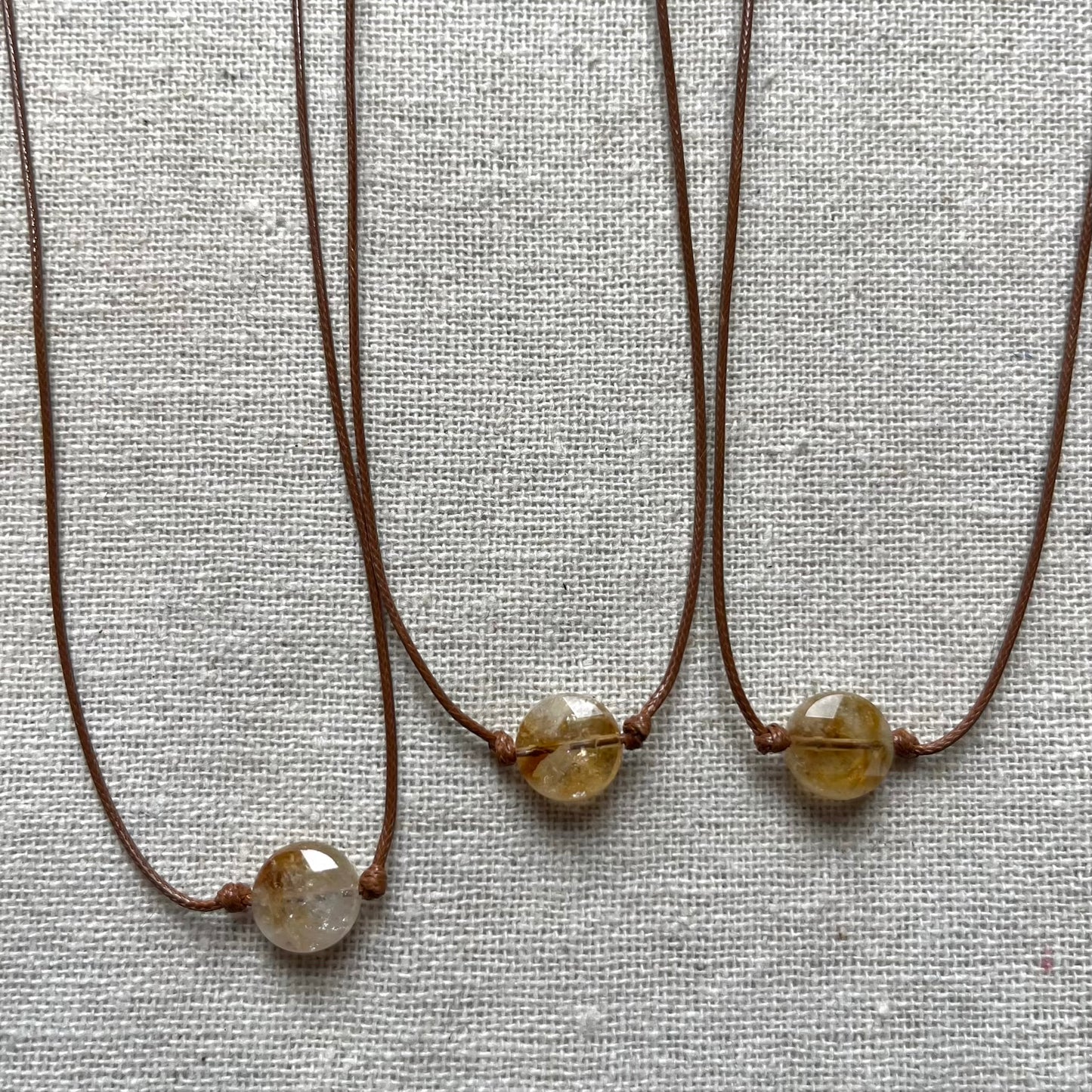 Abundant Gem Pendant - Citrine