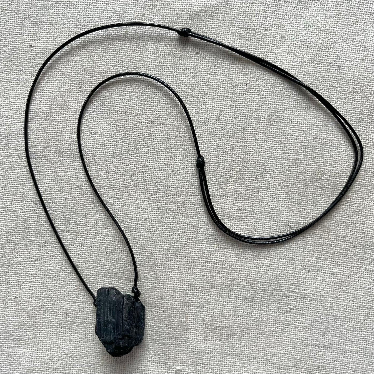 Shield Pendant - Black Tourmaline