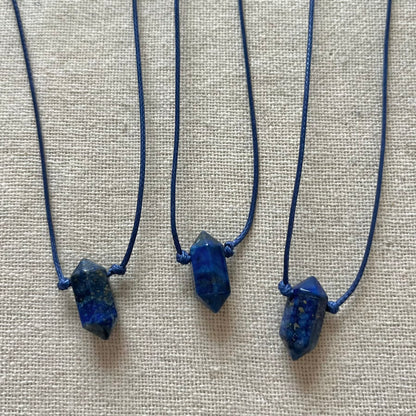 Power Point Pendant - Lapis Lazuli