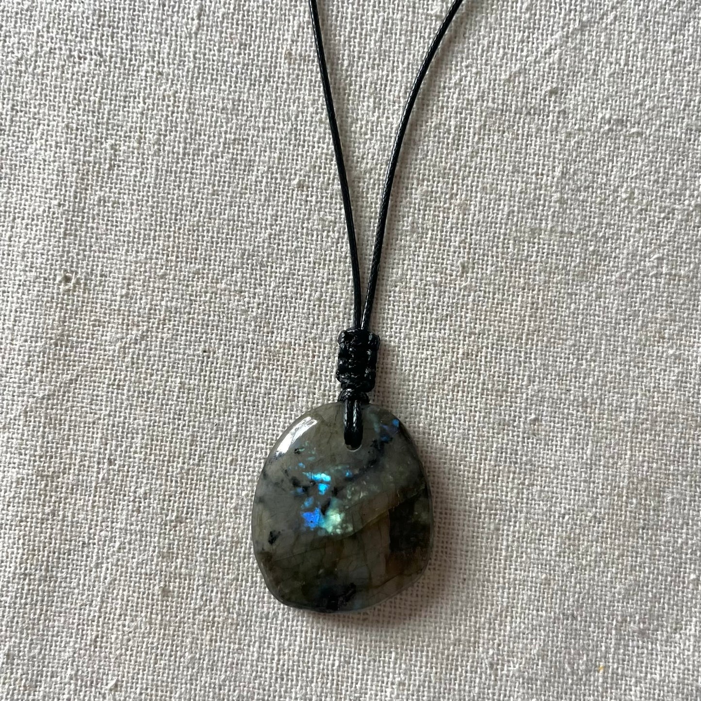 Labradorite Irregular Pendant - ONE OF A KIND