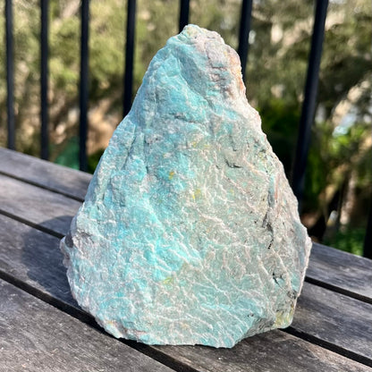 Amazonite XL Base-cut Raw Stone - Calm, Empowering