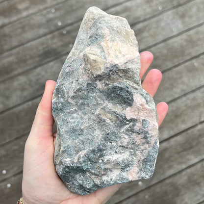 Pink Maligano Jasper Large Slab Crystal - Nurturing, Grounding