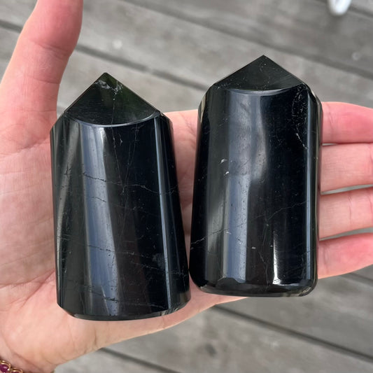 Black Tourmaline Large Generator Crystal - Protection