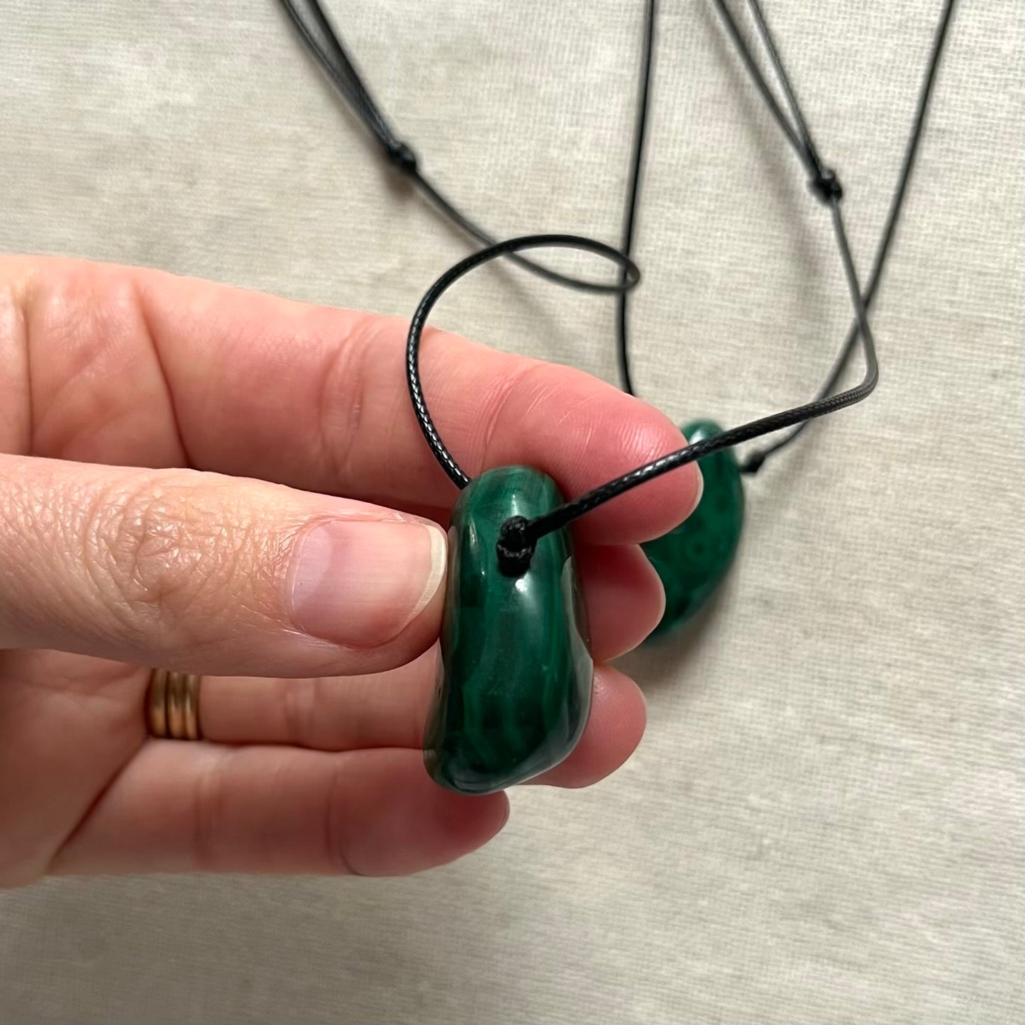 Transformation Pendant - Malachite